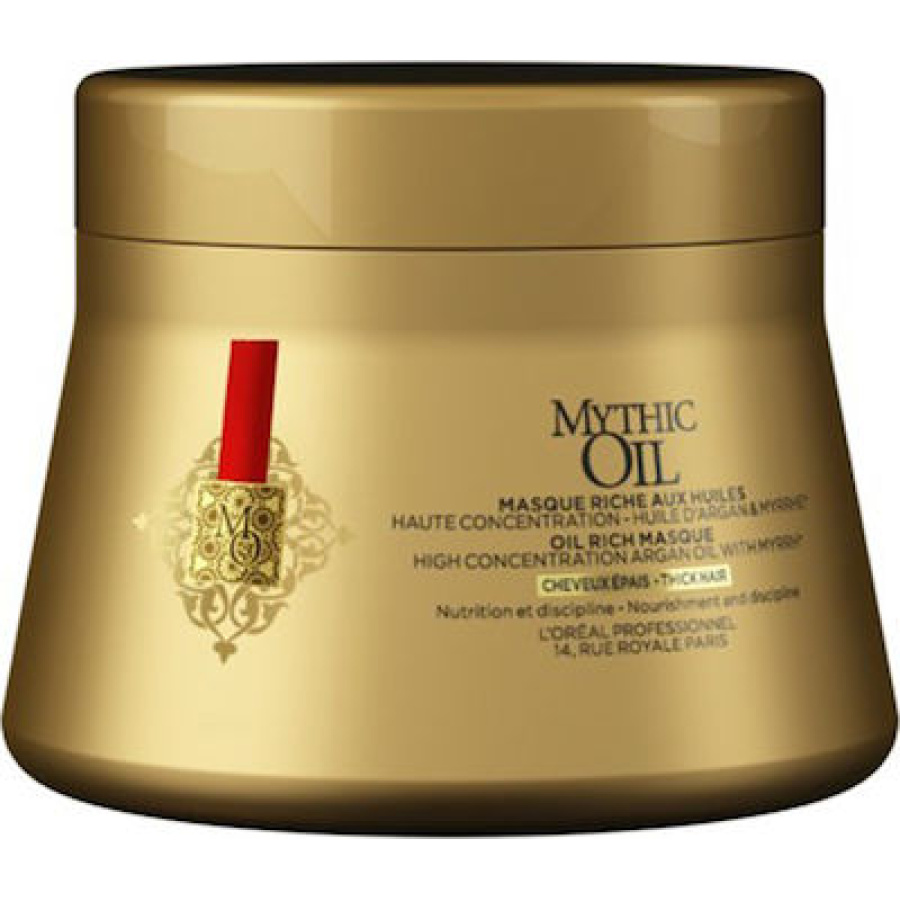 L'Oreal Professionnel Mythic Oil Rich Thick Hair Μάσκα Μαλλιών για Επανόρθωση 200ml