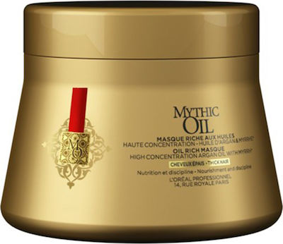 L'Oreal Professionnel Mythic Oil Rich Thick Hair Μάσκα Μαλλιών για Επανόρθωση 200ml