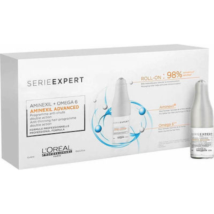 L'Oreal Professionnel Serie Expert Aminexil Advanced Αμπούλες Μαλλιών κατά της Τριχόπτωσης 10x6ml