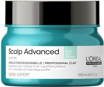 L'Oreal Professionnel Scalp Advanced Μάσκα Μαλλιών για Λιπαρότητα 250ml