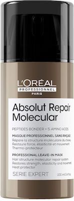L'Oreal Professionnel Serie Expert Absolut Repair Molecular Μάσκα Μαλλιών για Προστασία Χρώματος 100ml