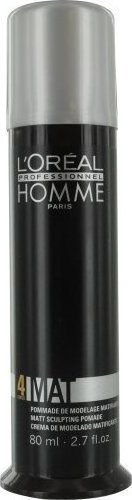L'Oreal Professionnel Homme Mat Pommade Shaping Paste With Mattify 80ml